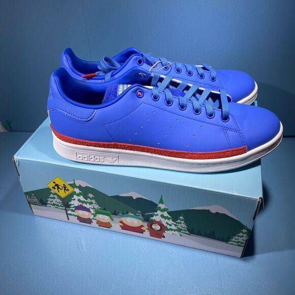 Men's Size 11 - Adidas Stan Smith South Park Limited Edition Shoes - Stan Marsh - Picture 4 of 6